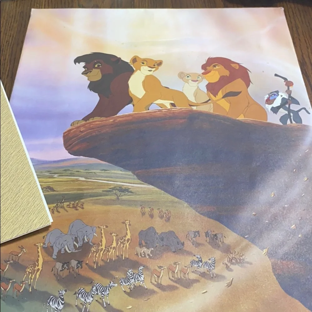 “5/$20” The Lion King movie lithograph